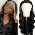 Headband Wigs Human Hair Glueless Body Wave Headband Wig Human Hair Brazilian Virgin Human Hair Headband Wig for Black Women
