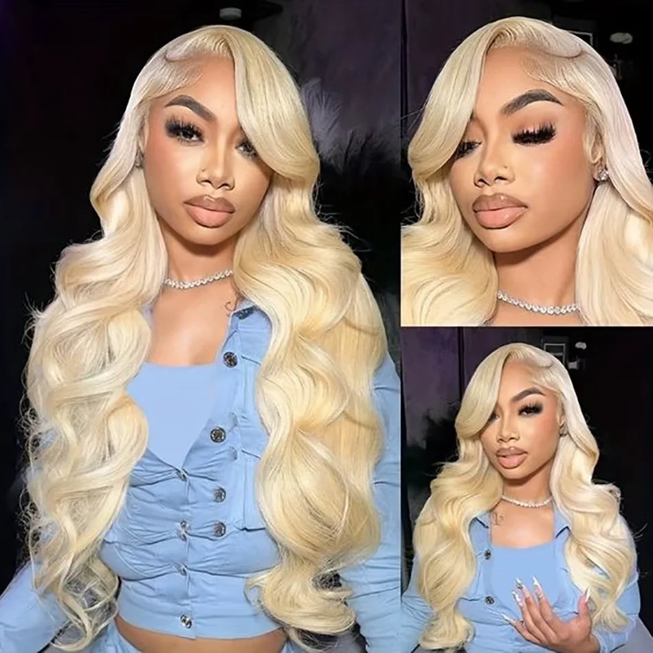 Human Hair 30 Inch Weave Extensions 3 4 Bundles Water Golden Brazilian Crochet Remy 613 Body Wave Bundles 100% Honey Blonde Raw