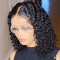 Deep Wave Bob Wig 16 Inch 13x4 Deep Curly Wig Human Hair 13×6 Lace Frontal Wigs 250 Density Glueless Wigs