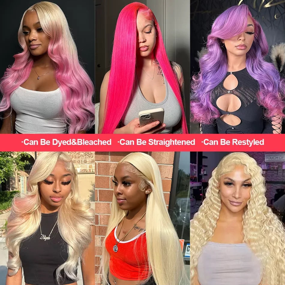Human Hair 30 Inch Weave Extensions 3 4 Bundles Water Golden Brazilian Crochet Remy 613 Body Wave Bundles 100% Honey Blonde Raw