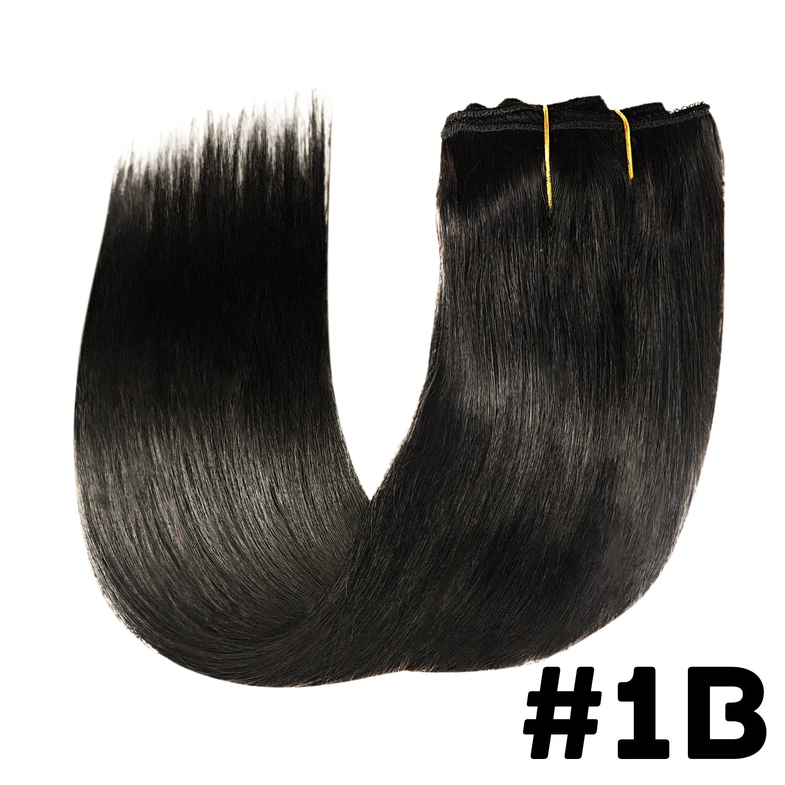 Brown Clip In Hair Extensions Real Human Hair Brazilian For Women Straight Hair 8pcs 120gram Remy Human Hair Thick Silky  Soft