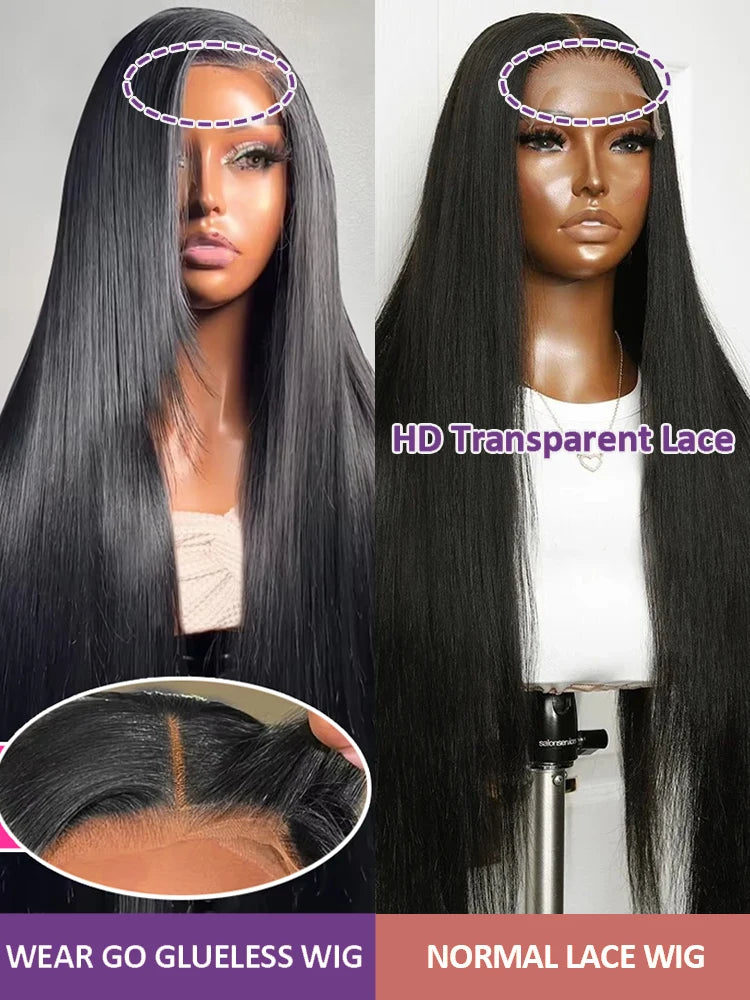 250% 13x4 Lace Front Wigs Human Hair Bone Straight 13x6 Lace Frontal Wig Preplucked Brazilian 4x4 5x5 Glueless Lace Closure Wigs