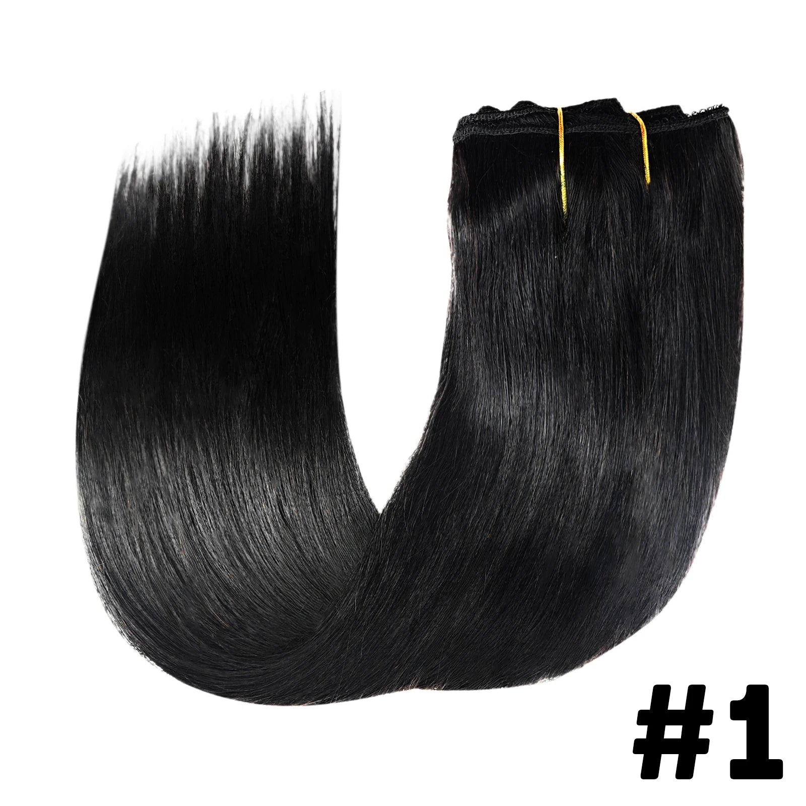 Brown Clip In Hair Extensions Real Human Hair Brazilian For Women Straight Hair 8pcs 120gram Remy Human Hair Thick Silky  Soft