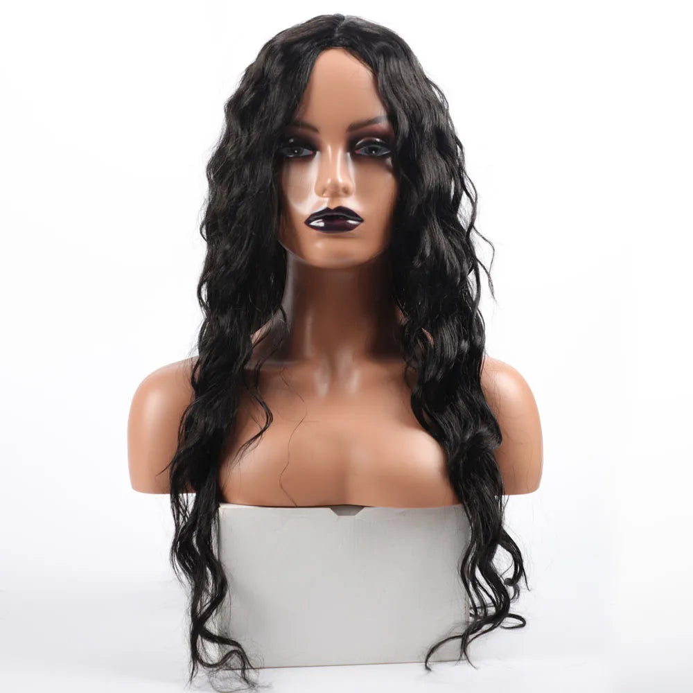 Long Curly Synthetic Wigs for Black Women Black Brown Blonde Ginger Red White Hair Afro Wigs Synthetic Curly Hair Wigs
