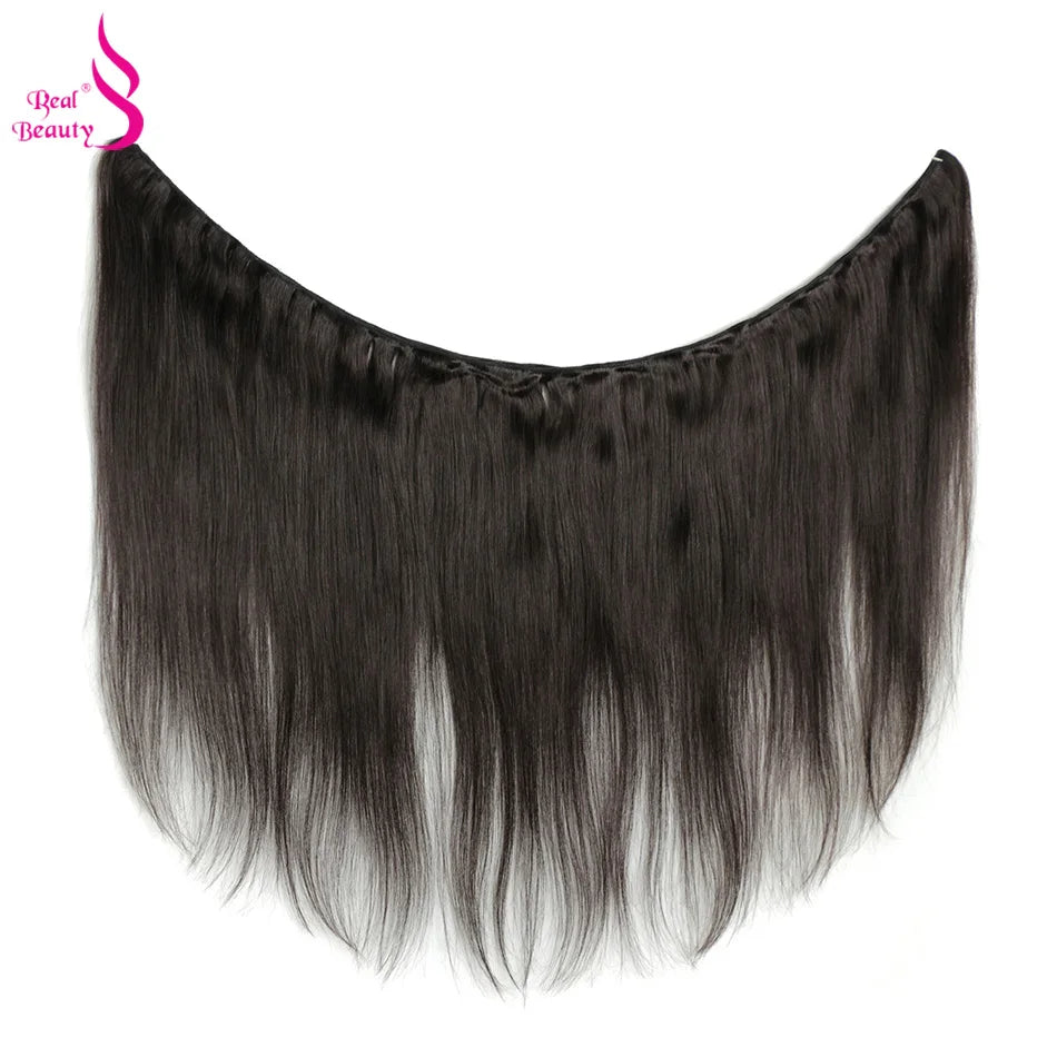Real Beauty Ombre Straight Human Hair Weaves Bundle 18"-26" Blond Brazilian Human Hair Remy Hair Extensions Nordic Color