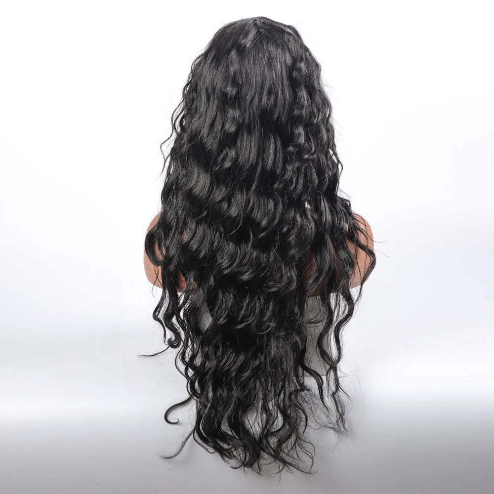 Long Curly Synthetic Wigs for Black Women Black Brown Blonde Ginger Red White Hair Afro Wigs Synthetic Curly Hair Wigs