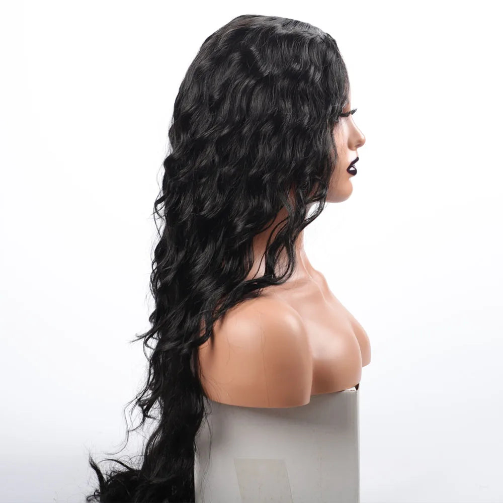 Long Curly Synthetic Wigs for Black Women Black Brown Blonde Ginger Red White Hair Afro Wigs Synthetic Curly Hair Wigs