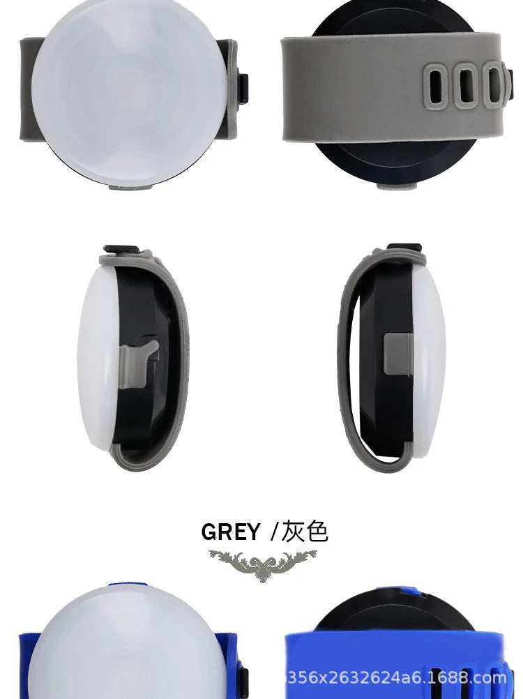 LED Dog Collar Pendant Rechargeable Pet USB Charge Luminous Collar Pendant Pet Flash Light Safety Necklace Light Clip-on Light