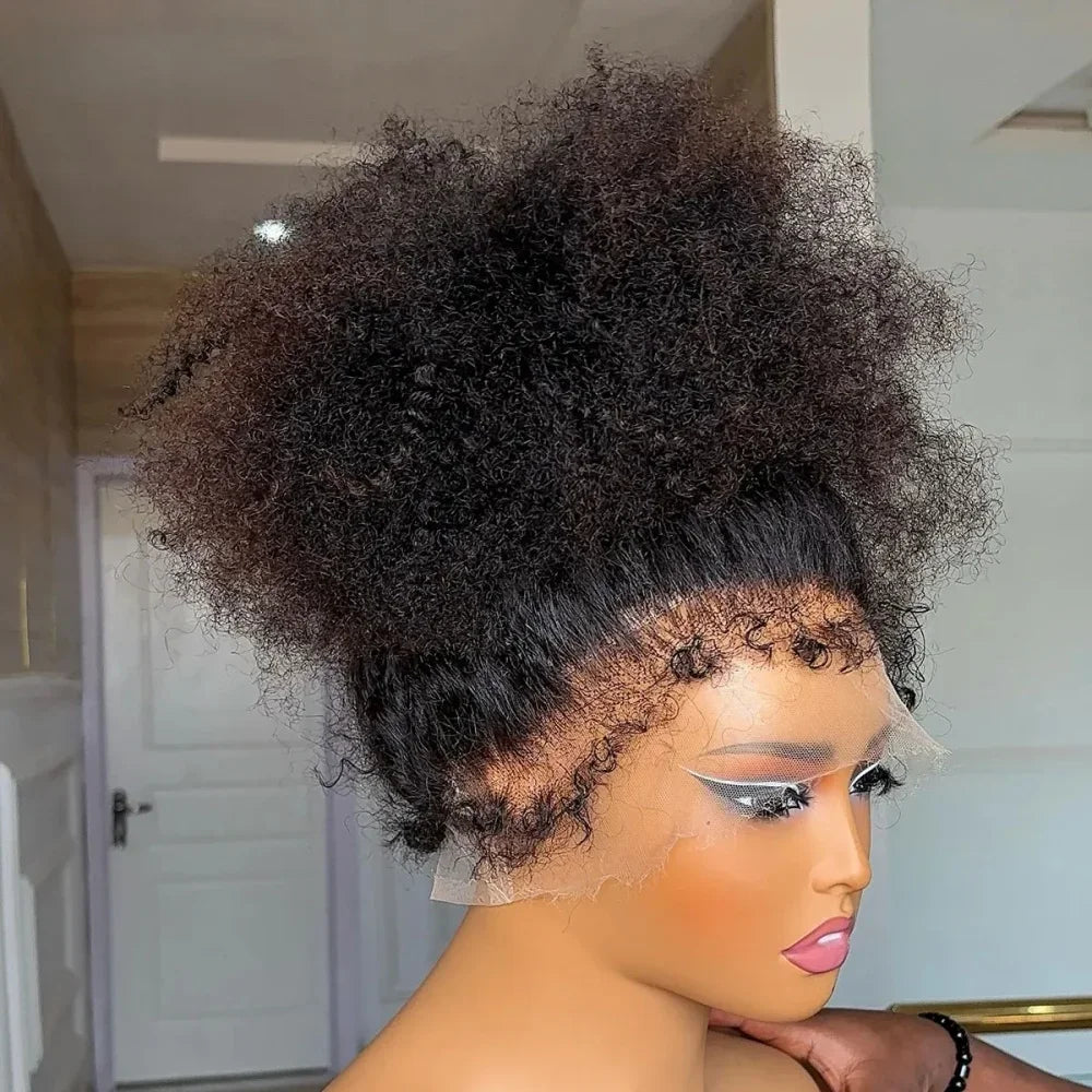 PrePlucked Lace Front Wigs Glueless High density 26inch Kinky Curly Synthetic Deep Water Wave For Black Women With Baby Hair