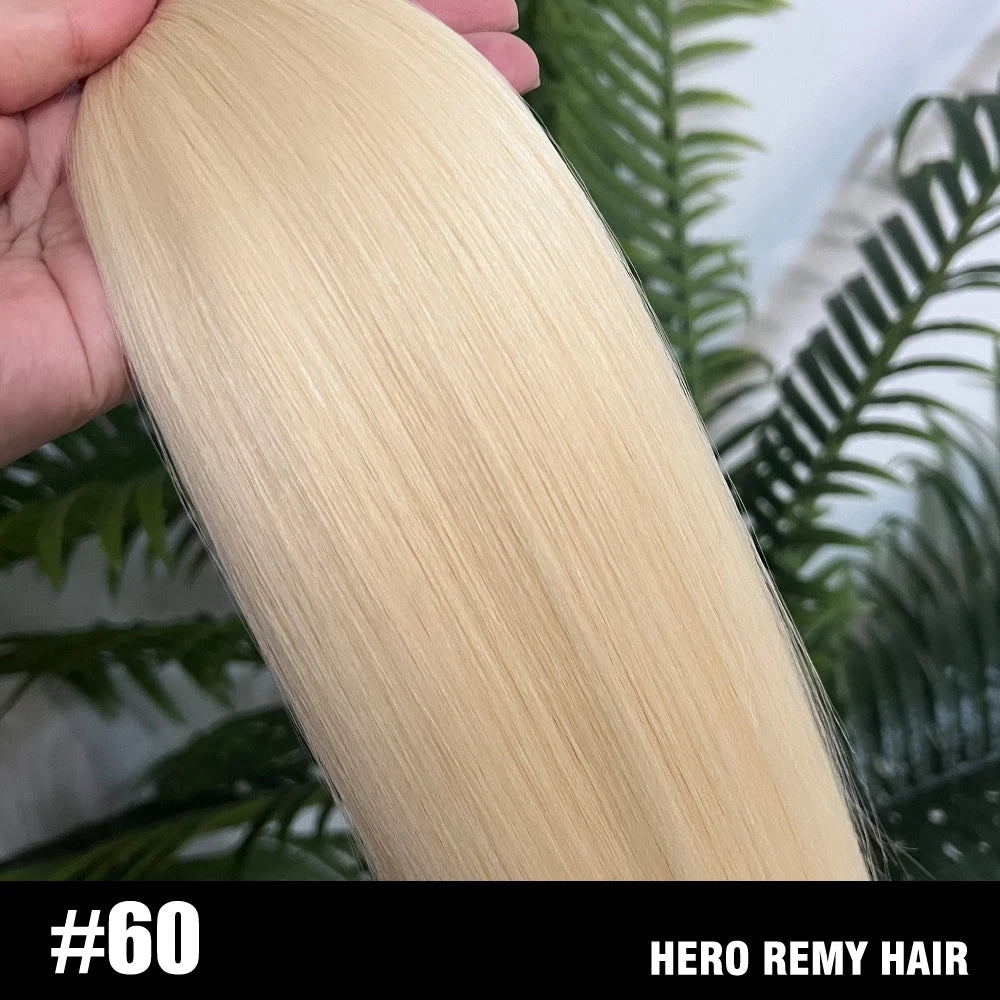 100% Real Remy Human Hair Extensions No Weft Honey Blond Hair Bulk Indian Virgin Crochet Hair Straight Weaving Hair for Braiding