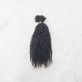 4C Kinky Twist Crochet Braiding Hair 100% Human Hair Dreadlocks Extensions 16" Curly Human Hair QVR Afro Kinky Bulk Hair T1B-30#