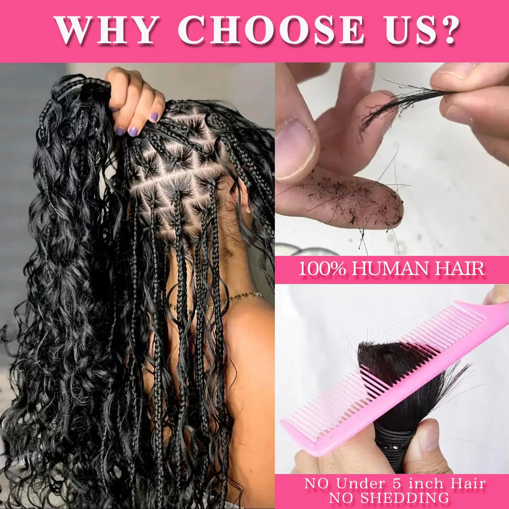 Highlight Boho Braids Human Hair Bulk Braiding Hair Deep Wave Human Hair P4/27 Remy Bulk Hair No Weft Bundle For Braiding