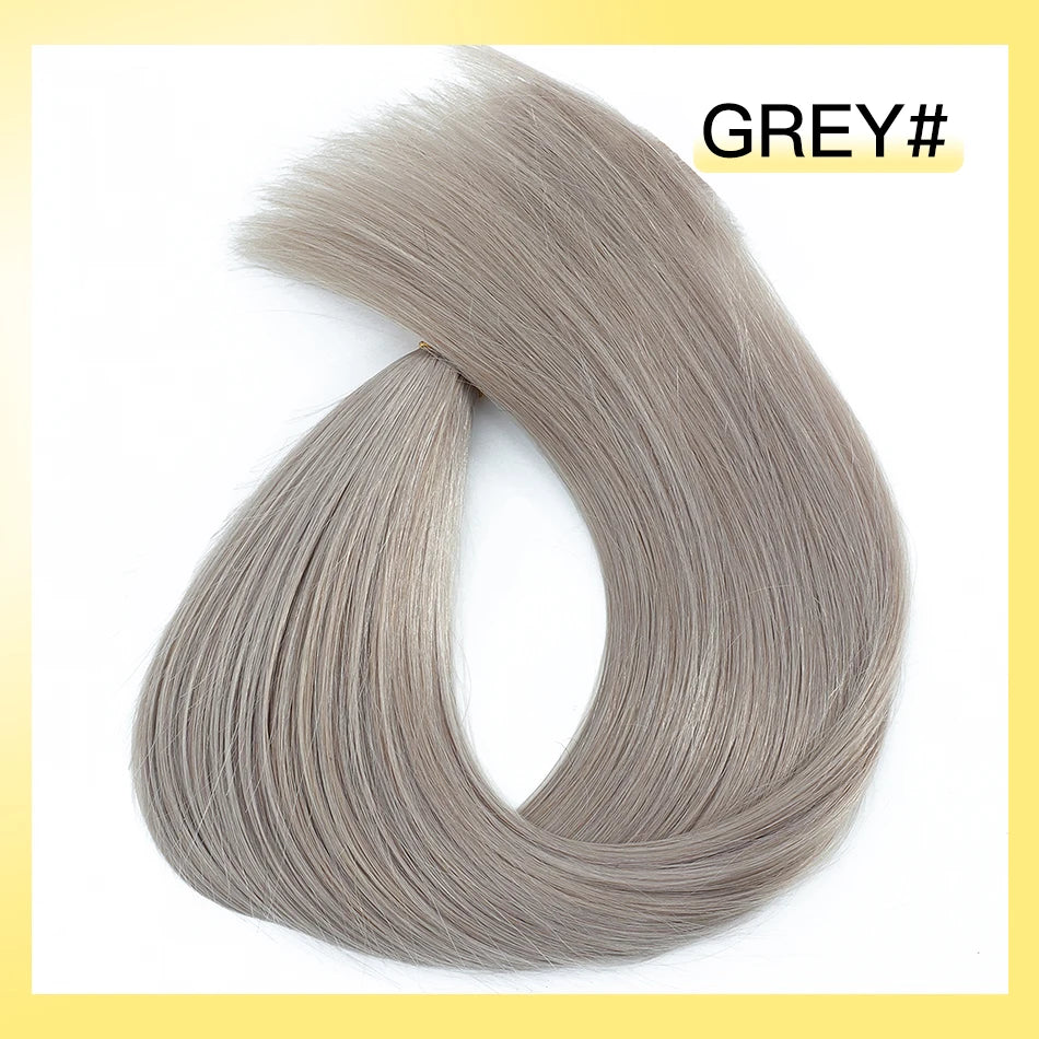 No Weft Vietnamese Hair Human Hair Bulk 613 100% Virgin Remy Straight Hair Bulk 99j Real Natural Hair Extension Grey Blond Hair