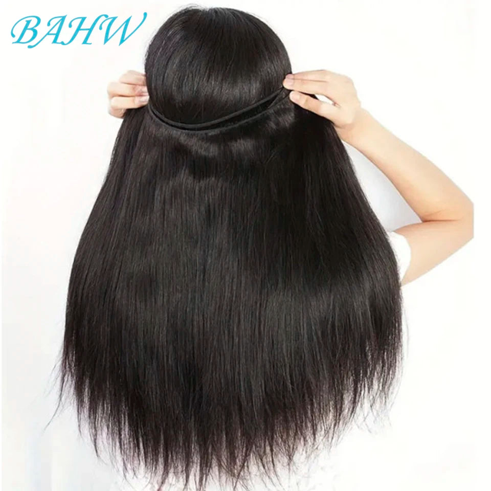 Peruvian Human Hair Straight Bundles Weave Natural Color 1/2/3/4 Bundles Deal 8-30 Inch Bundle Hair Extensions For Black Women