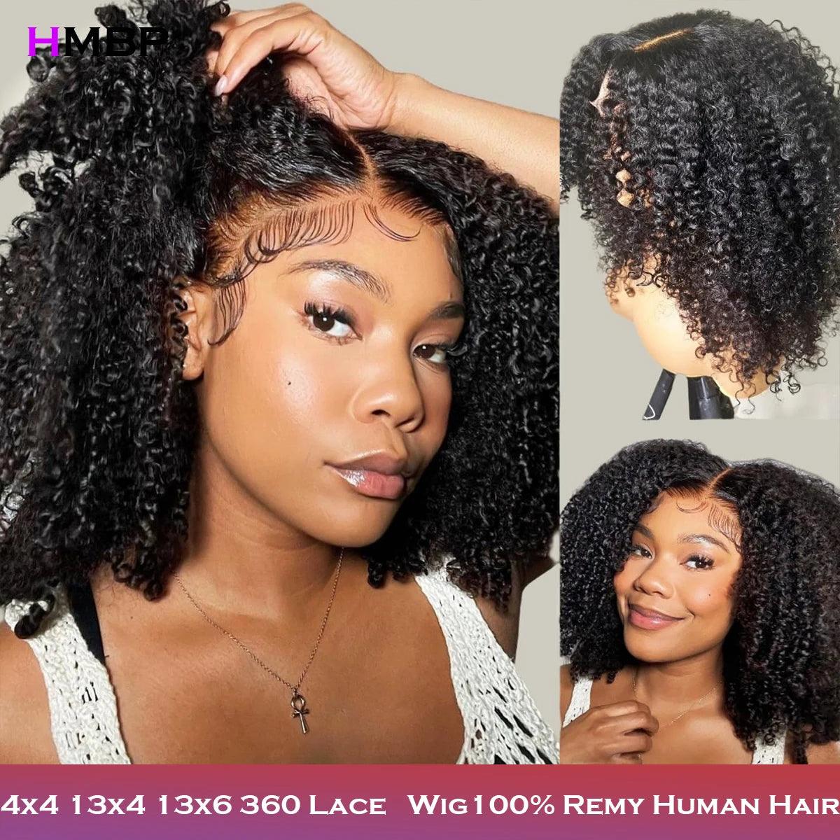 450% Lace Wig Human Hair Pixie Curls 13x6 Hd Lace Frontal Wig 100% Remy Human Hair Full Head High Density Thick Pre Plucked Wigs