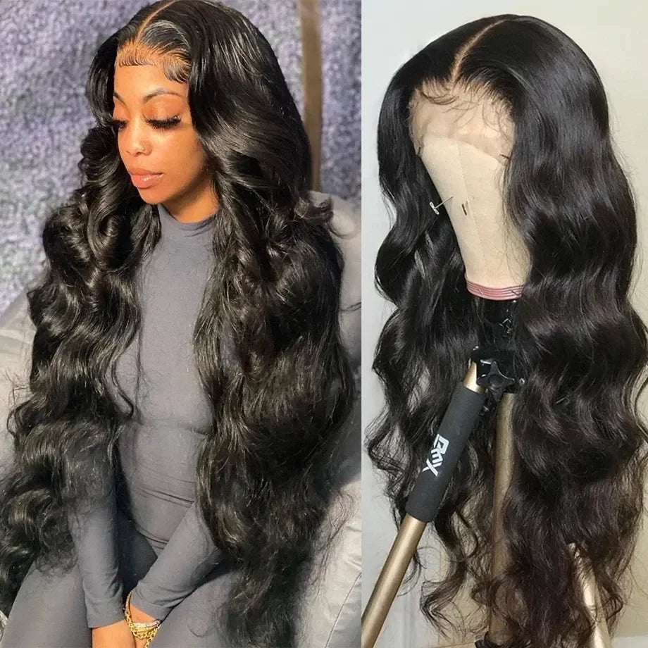 Remy Body Wave 13*4 Lace Front Wigs Human Hair 13x4 Lace Front Human Hair Wigs Body Wave Full Front Wigs For Women Pre Plucked