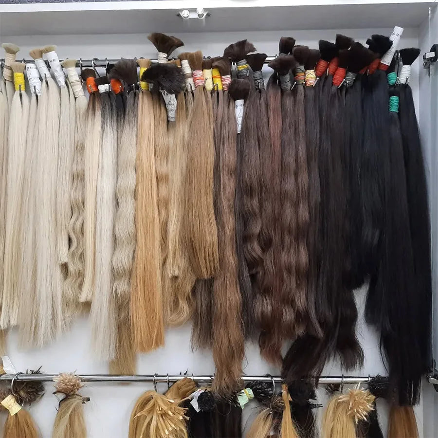 No Weft 100% Natural Real Human Hair Extensions Remy Human Hair Bulk Unprocessed Natural Virgin Indian Hair Braiding Original