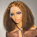250 Density Curly 13x4 Transparent Lace Front Wigs 100% Human Hair For Black Women Brazilian P430 Colored Human Hair Wigs