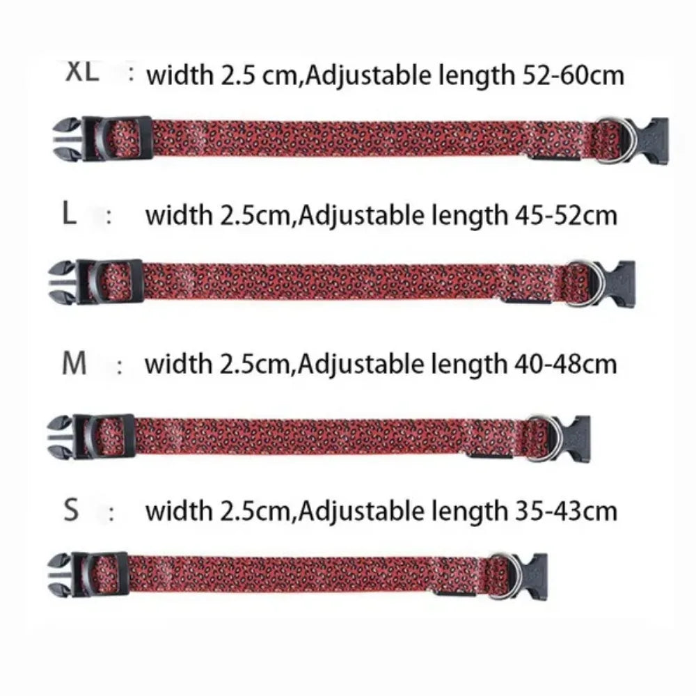 Led Dog Collar Anti-Lost Nylon Dog Collar Personalized Pet Collar for Stonego Small Medium Large Pet