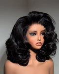Super High Density Wig Egg Curly 4x4 Lace Closure Bob Wig 100% Human Hair Natural Color Bob Wigs For Black Women Wigs BPHW