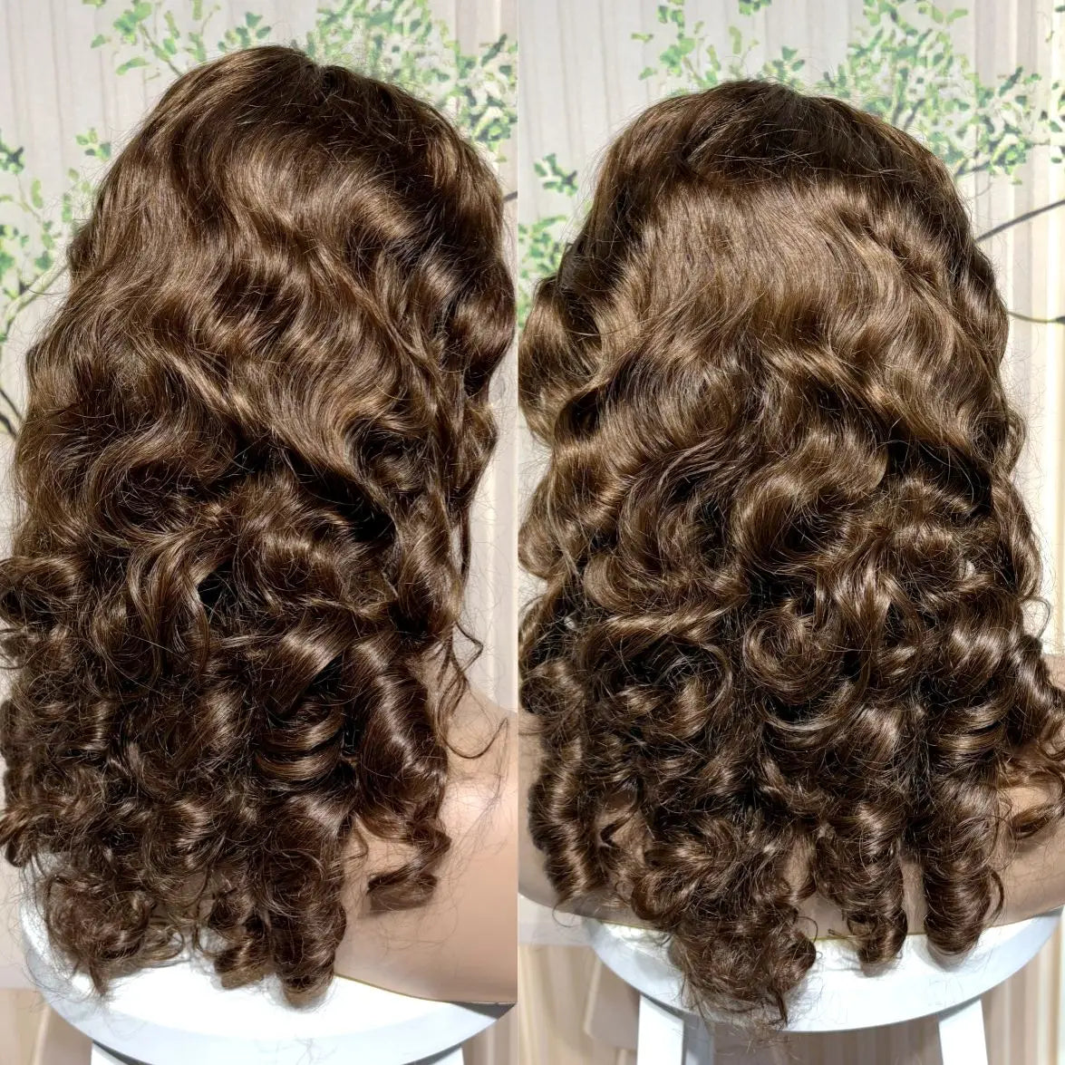13x4 Lace Front Highlight Bouncy Curly Human Hair Wigs 300% Density 14-22in Colored Loose Wave Brazilian Remy Hair Wig for Women
