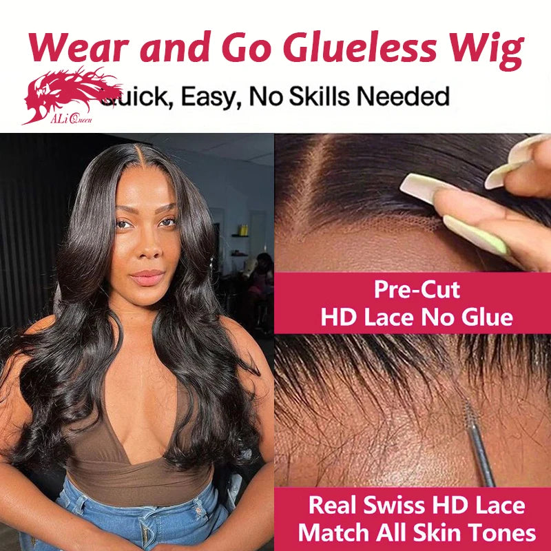 Body Wave Wear & Go Glueless Wig – HD Lace, 14-32 Inch