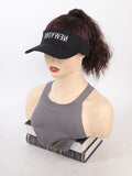 Hat Wig for Women Baseball Hat wig women's wig short curly hair wool curly wig ponytail braid wavy wig