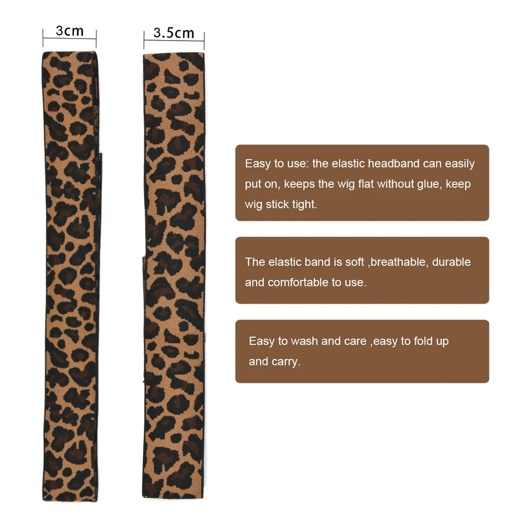 1 Pcs Elastic Band Elastic Headband Melting Bands Edge Wrap Band Adjustable Headband for Wigs
