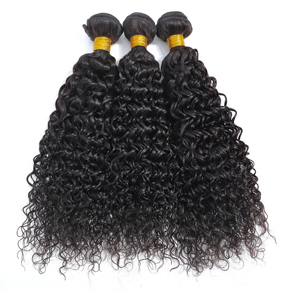 Curly Human Hair 3 Bundles 12 14 16 inch 100% Unprocessed Brazilian Curly Hair Bundles Soft Remy Hair
