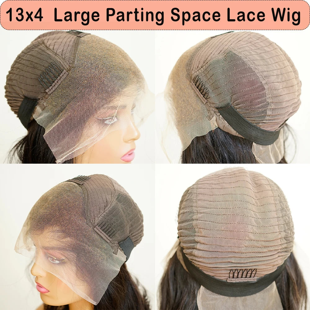 Lagos Hairline Afro Kinky Curly Wigs Human Hair Wigs Short Bob Wigs 13x4 Lace Frontal Human Hair Wigs For Woman