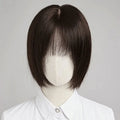 100% Human Hair Wig for  Women Natural Short Bob Style Real Hair Comfortable Breathable Cap Lightweight Daily Wear for Women