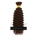 Boho Braids Human Hair Curly Hair Bundles Bulk for Braiding Deep Wave 2 Bundles 100g No Weft Human Hair Bundles Hair Extension
