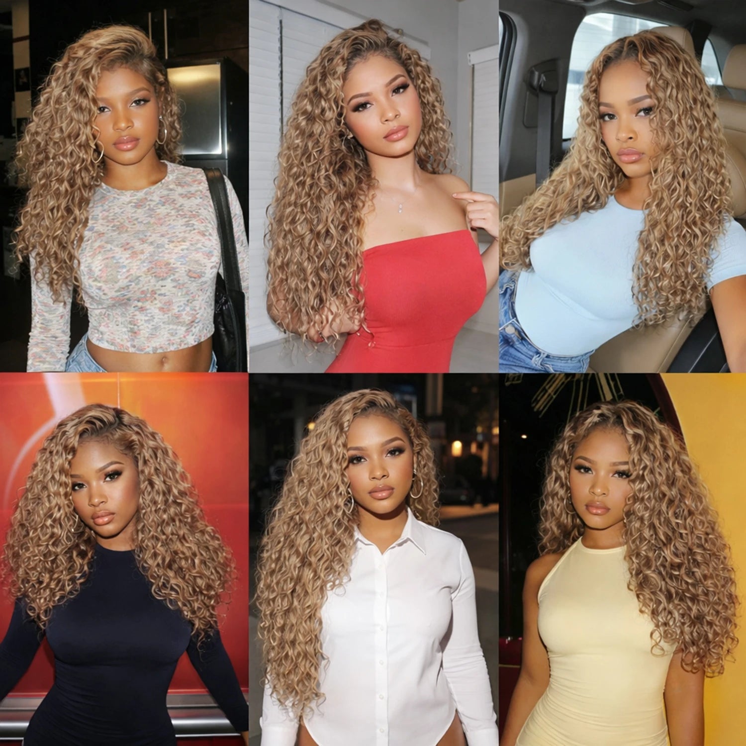 Brown Curly Deep Wave Miracle Knots Feather Crochet Human Hair For Braiding Boho Braids Pre-Separated 100% Human Hair Extensions