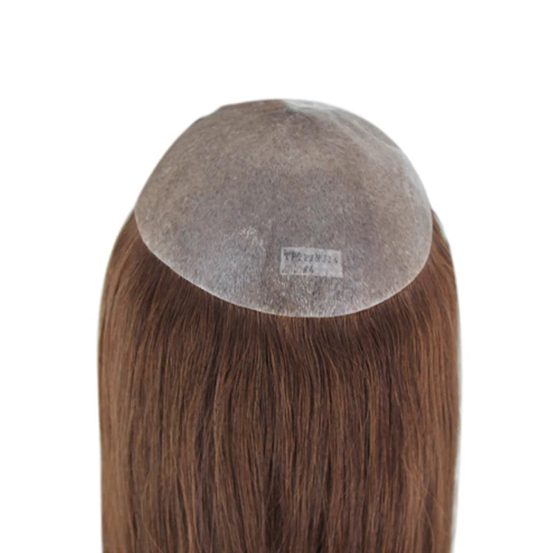 Women Toupee HDWIGS 100% Real Human Hair Wigs for Women Full PU Thin Skin Hair System Soft Human Hairpiece Natural Blonde Hair