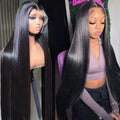 250% HD 30 34 Inch Straight Lace Front Human Hair Wigs 13X4 13X6 Human Hair Lace Frontal Wigs Remy Brazilian Bone Straight Wigs
