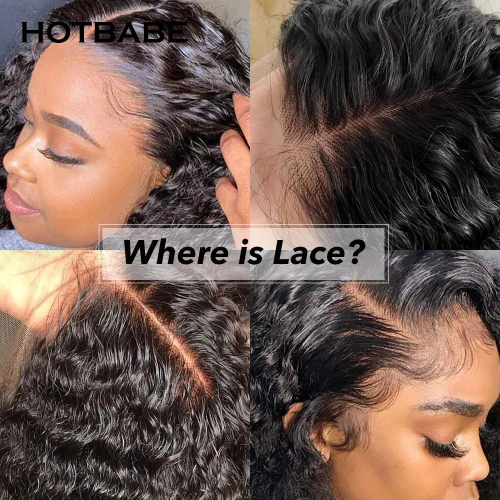 13x4 Lace Front Wig Water Wave Lace Frontal Wigs For Women Curly Human Hair Wig Brazilian Preplucked Deep Wave 5x5 Closure Wig