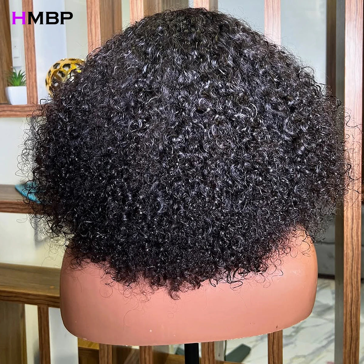 Jerry Curly Short Bob Human Hair Wigs With Bangs Wear To Go Glueless Wig Deep Curly Brazilian Water Wave Wigs For Black Women