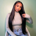 Bone Straight 13x4 13x6 Hd Lace Front Wig Remy For Black Women 30 40 Inch 360 Hd Lace Frontal Wigs 100% Human Hair Wig Brazilian