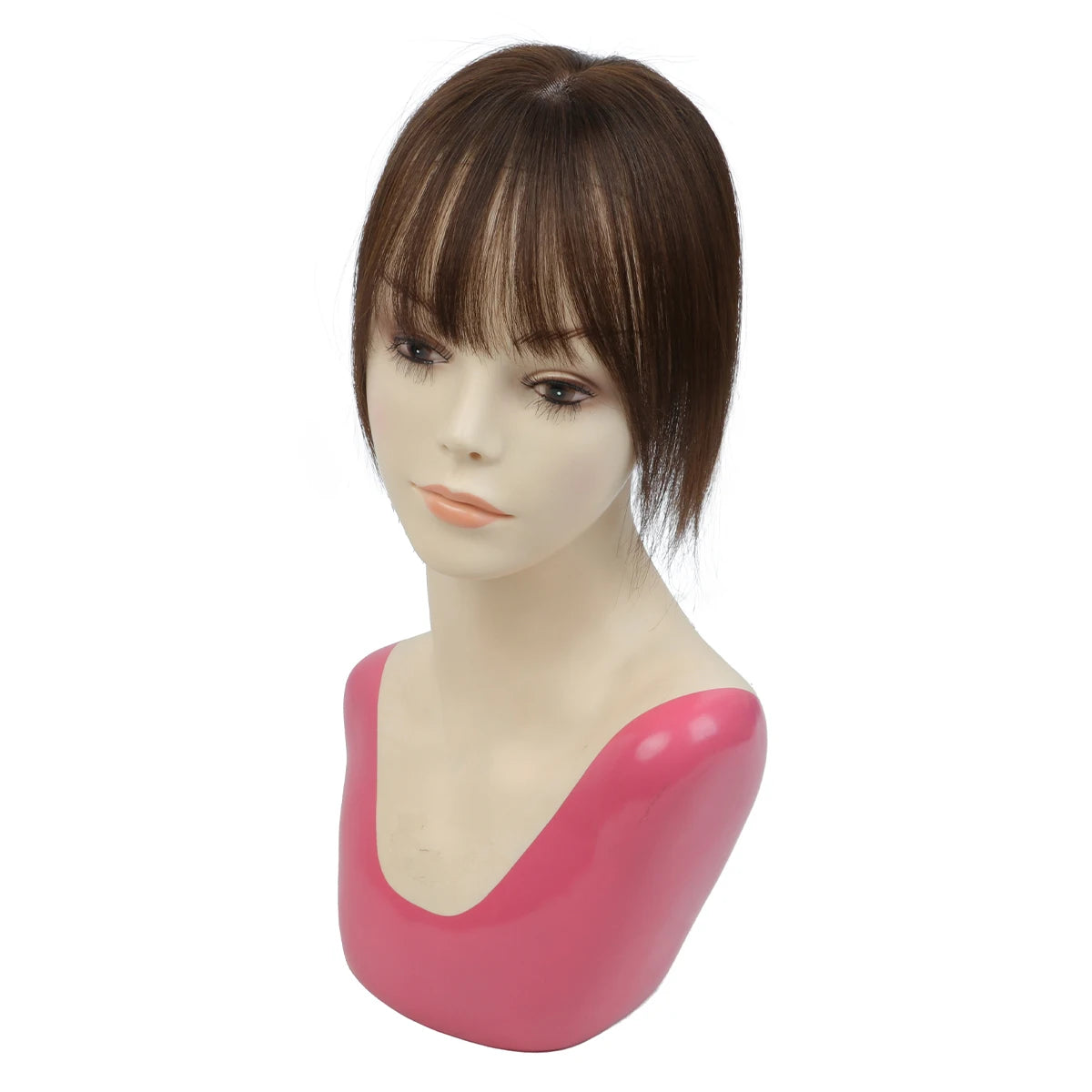 Real Human Hair Toppers for Women Daily 360°  Bangs 3D Hair Pieces with Thinning Hair Bangs20, 25, 30, 35cm