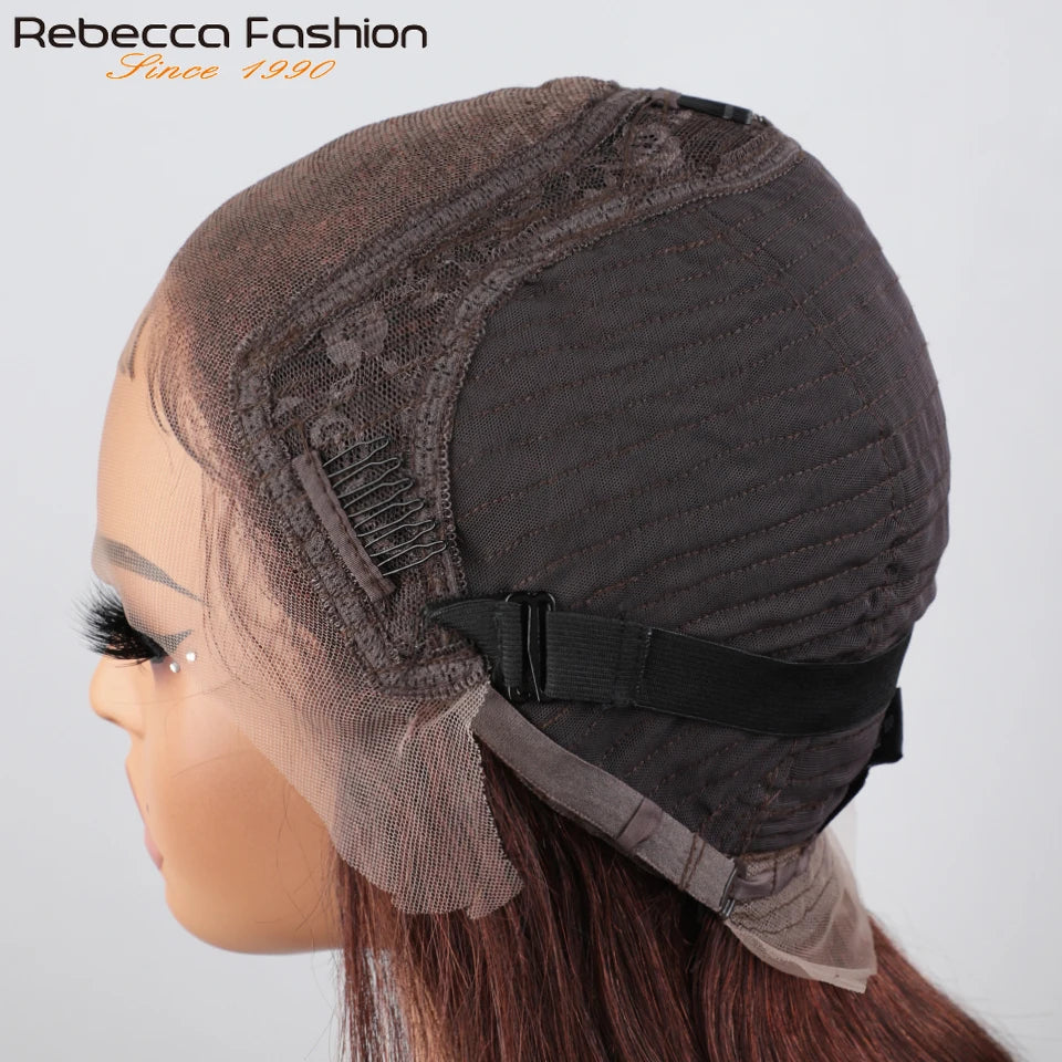 Natural Borwn Body Wave Lace Frontal Wig Remy Pre-Plucked HD Lace Part Wig Natural 13X5 Lace Human Hair Wigs On Clearance Sales