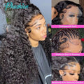Phashion 13x4 Deep Curly Transparent Lace Front Wigs Pre Plucked For Women Full 100 Remy Human Hair Lace Frontal Wig Wear And Go