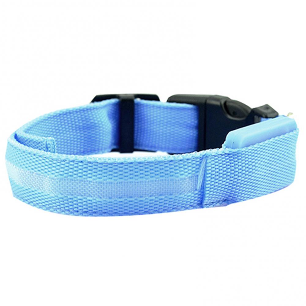 LED Dog Anti-lost Collar Glowing Luminous LED Light Pet Collar Collar For Small Medium Large Dogs Collars Leads Safety Necklace