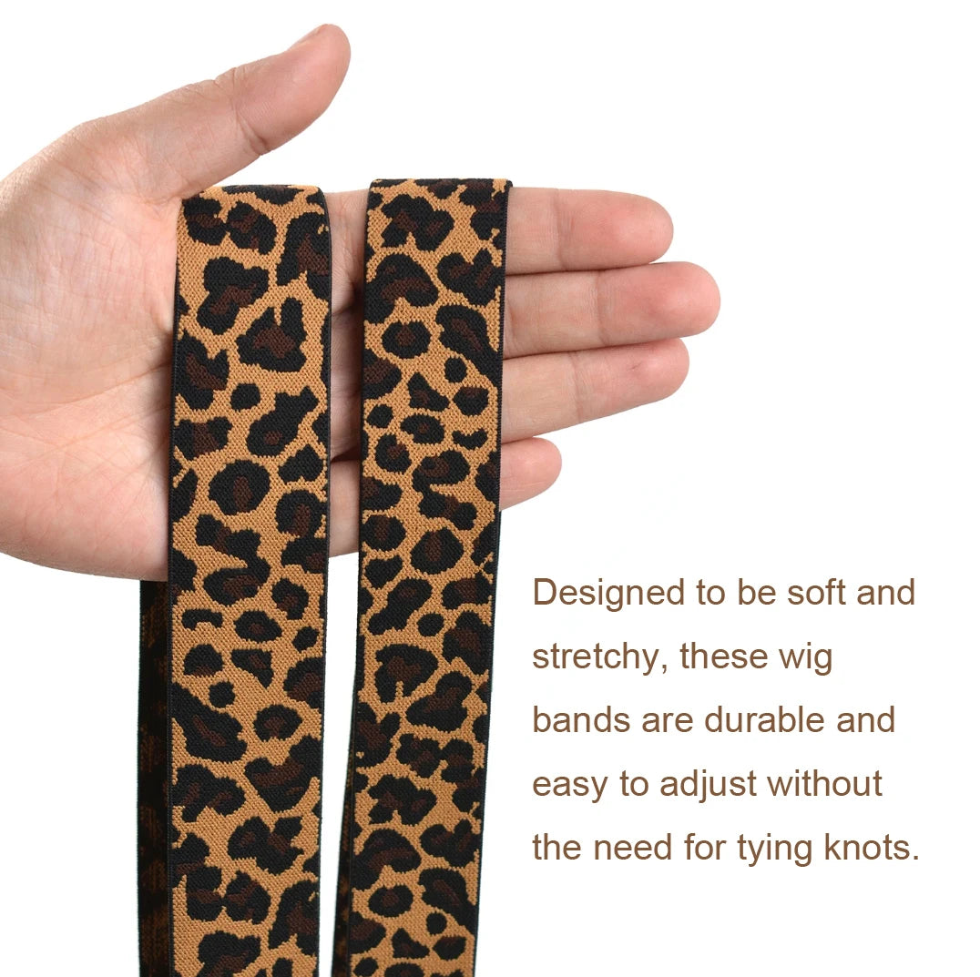 1 Pcs Elastic Band Elastic Headband Melting Bands Edge Wrap Band Adjustable Headband for Wigs