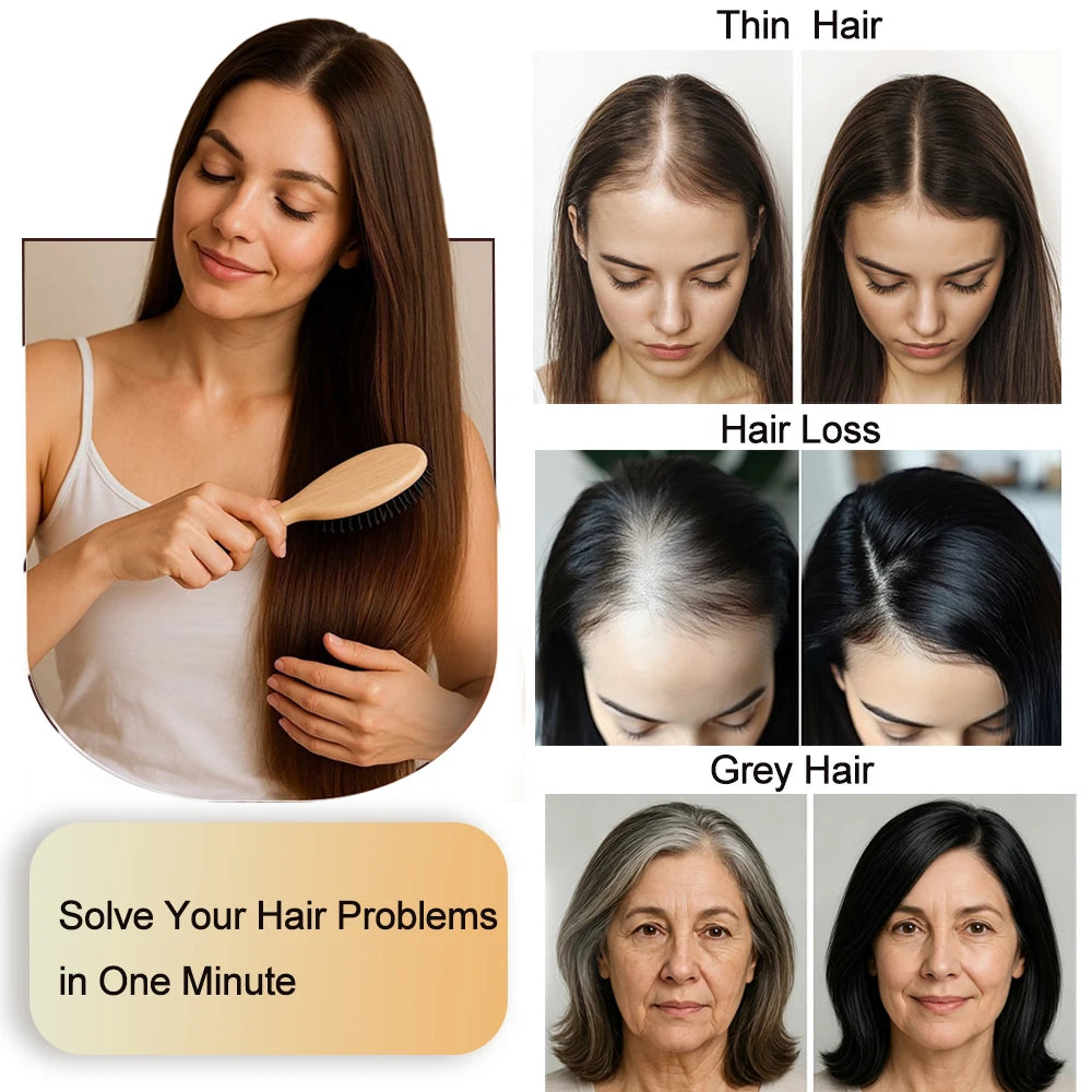 Human Hair Toppers For Women 4x13cm Silk Base Ultra-thin 360°Cover Wide Hairpart/Grey Hair Highly Breathable Easy Install&Remove
