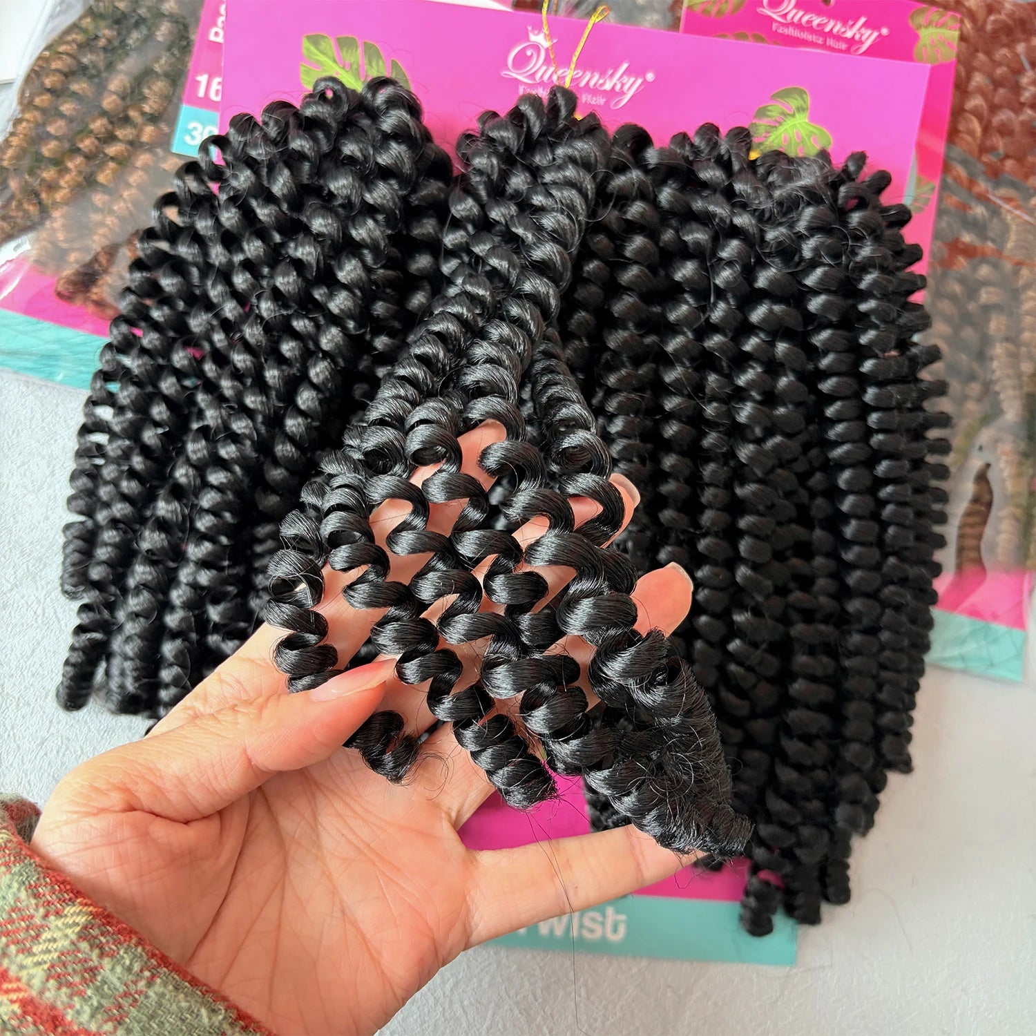 High Quality Human-Like Passion Twist Braiding Hair 30Inch Synthetic Hair Extensions Realistic Shine  for Women Beauty