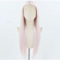 Light Pink Lace Front Wig for Women Long Silky Straight & Body Wave Synthetic Hair Heat Resistant Natural Hairline Daily Cosplay