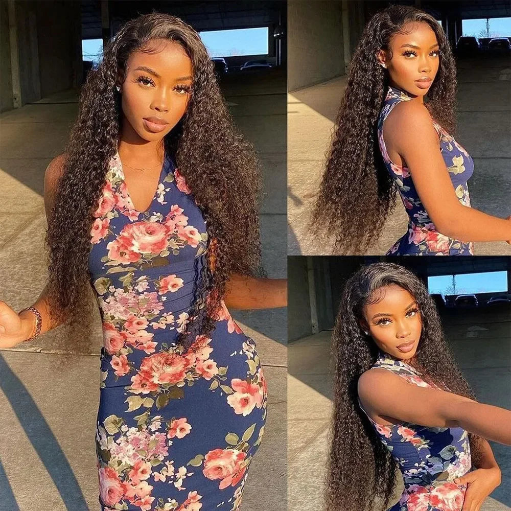 13x4 Hd Lace Frontal Wig Loose Deep Wave Curly Human Hair 100% Preplucked 13x6 Water Wave Front Wigs For Black Women Brazilian