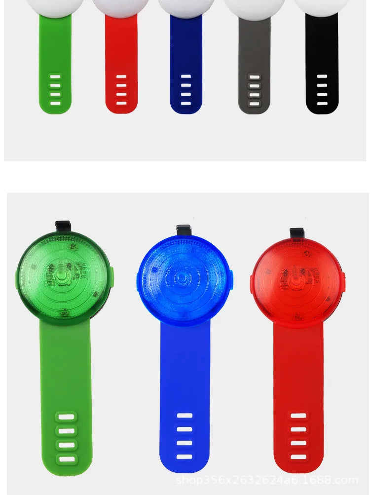 LED Dog Collar Pendant Rechargeable Pet USB Charge Luminous Collar Pendant Pet Flash Light Safety Necklace Light Clip-on Light