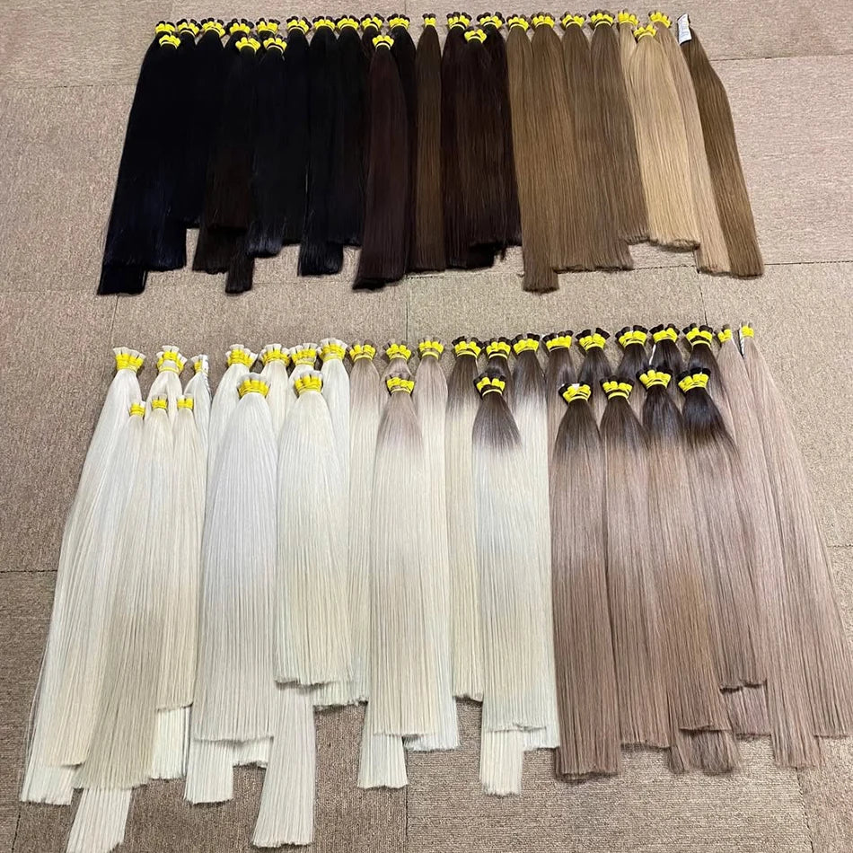 No Weft 100% Natural Real Human Hair Extensions Remy Human Hair Bulk Unprocessed Natural Virgin Indian Hair Braiding Original