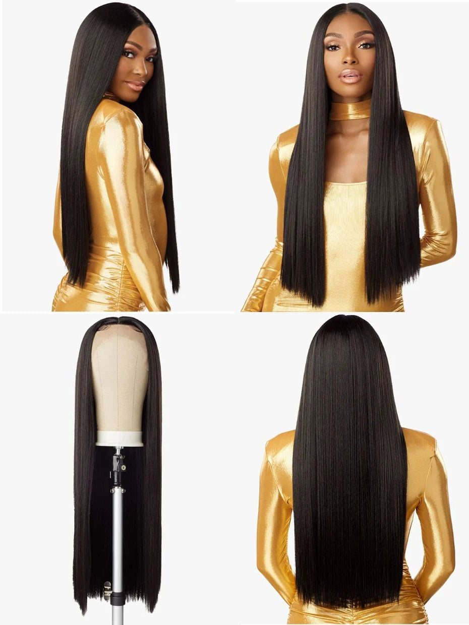 26 inch 13x4 13x6 Lace Front Wig Human Hair Vietnamese Silky Bone Straight Bob Wig Lace Closure Human Hair Frontal Wig for Woman